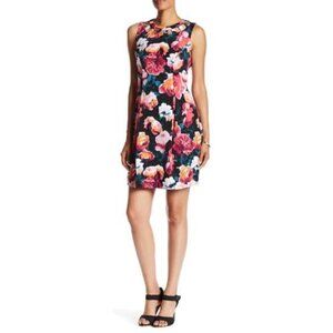 Eliza J. Floral Cut Out Dress 2